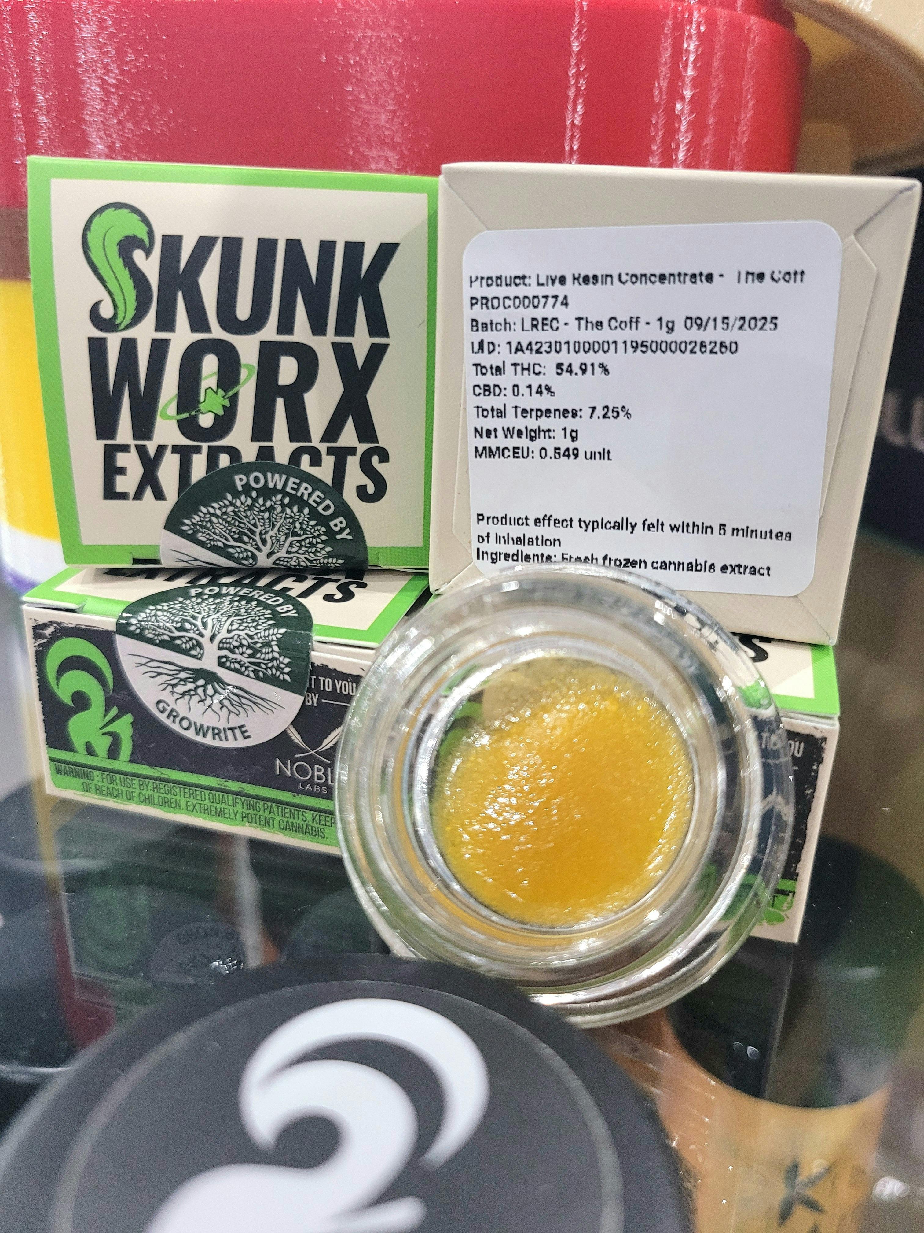 Noble Labs - Skunk Worx Live Resin 1g | The Coff