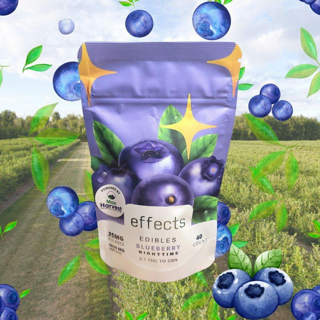 Noble Labs - Effects Nighttime Gummies 25mg/40 pack | Blueberry by Noble Labs