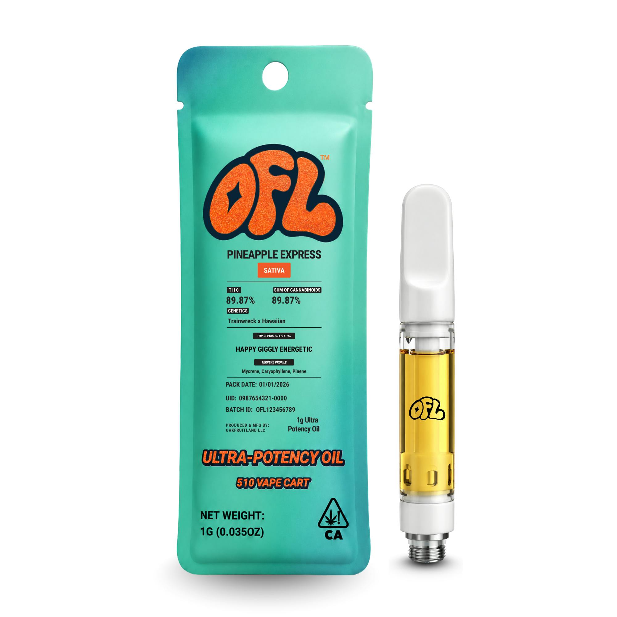 Pineapple Express Ultra Potency Oil 1G