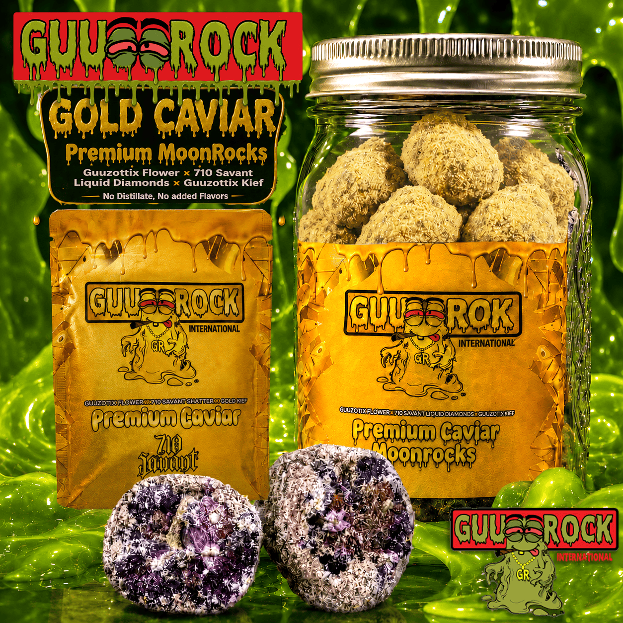 Guurock | Gold Caviar | Moon Rocks | 1g