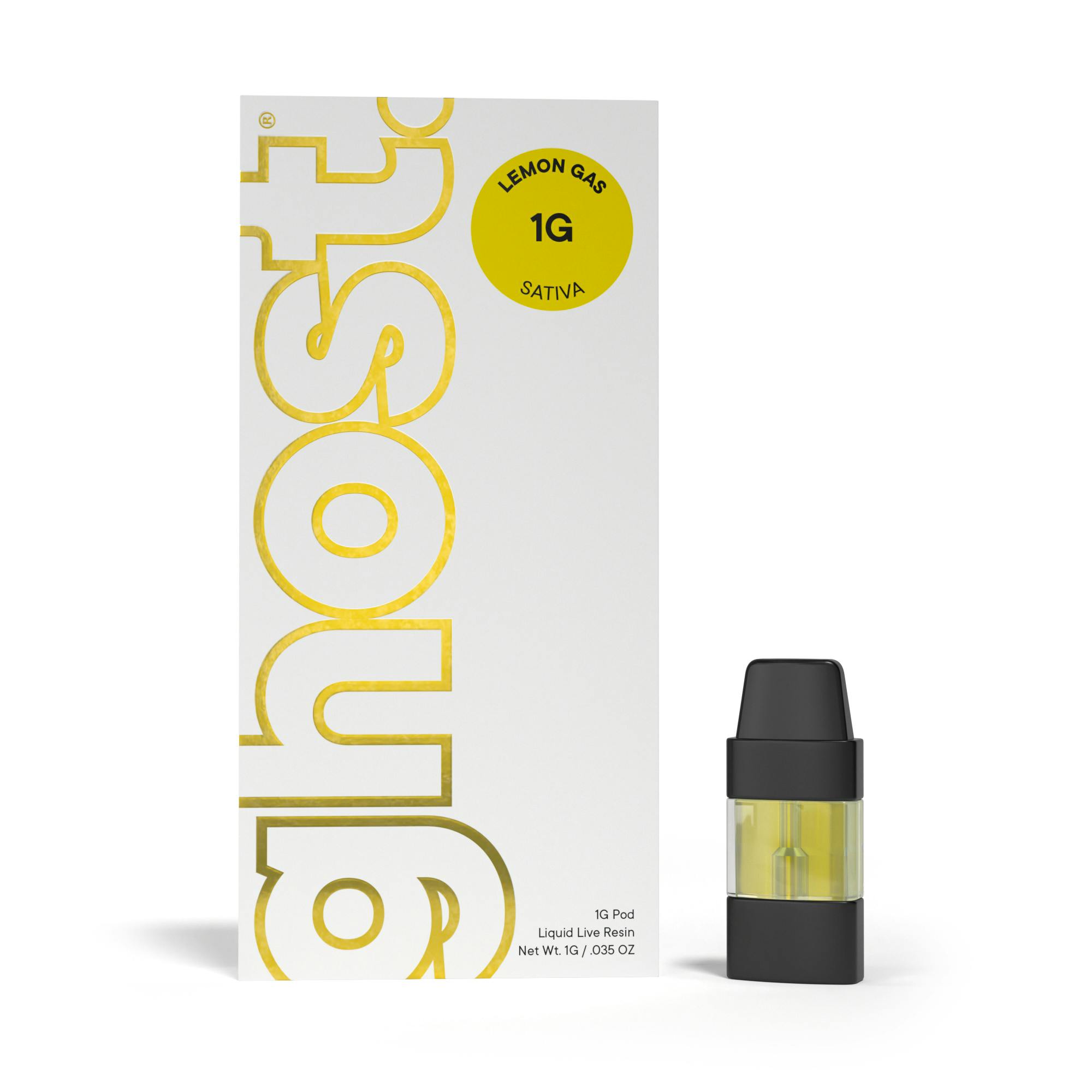 1g Lemon Gas Live Resin Pod by ghost.