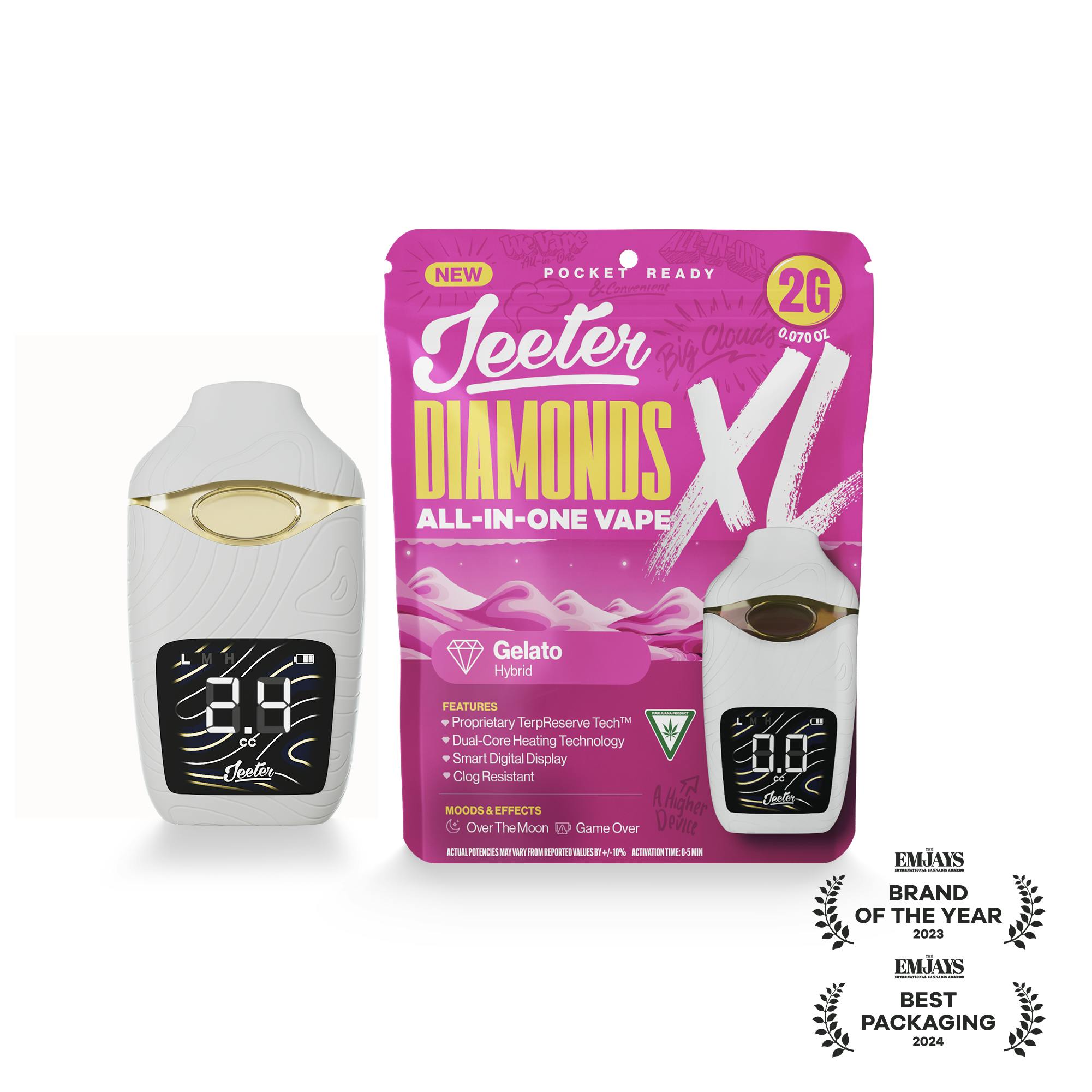 Jeeter | Gelato | Diamonds XL 2G All-In-One Vape by Jeeter