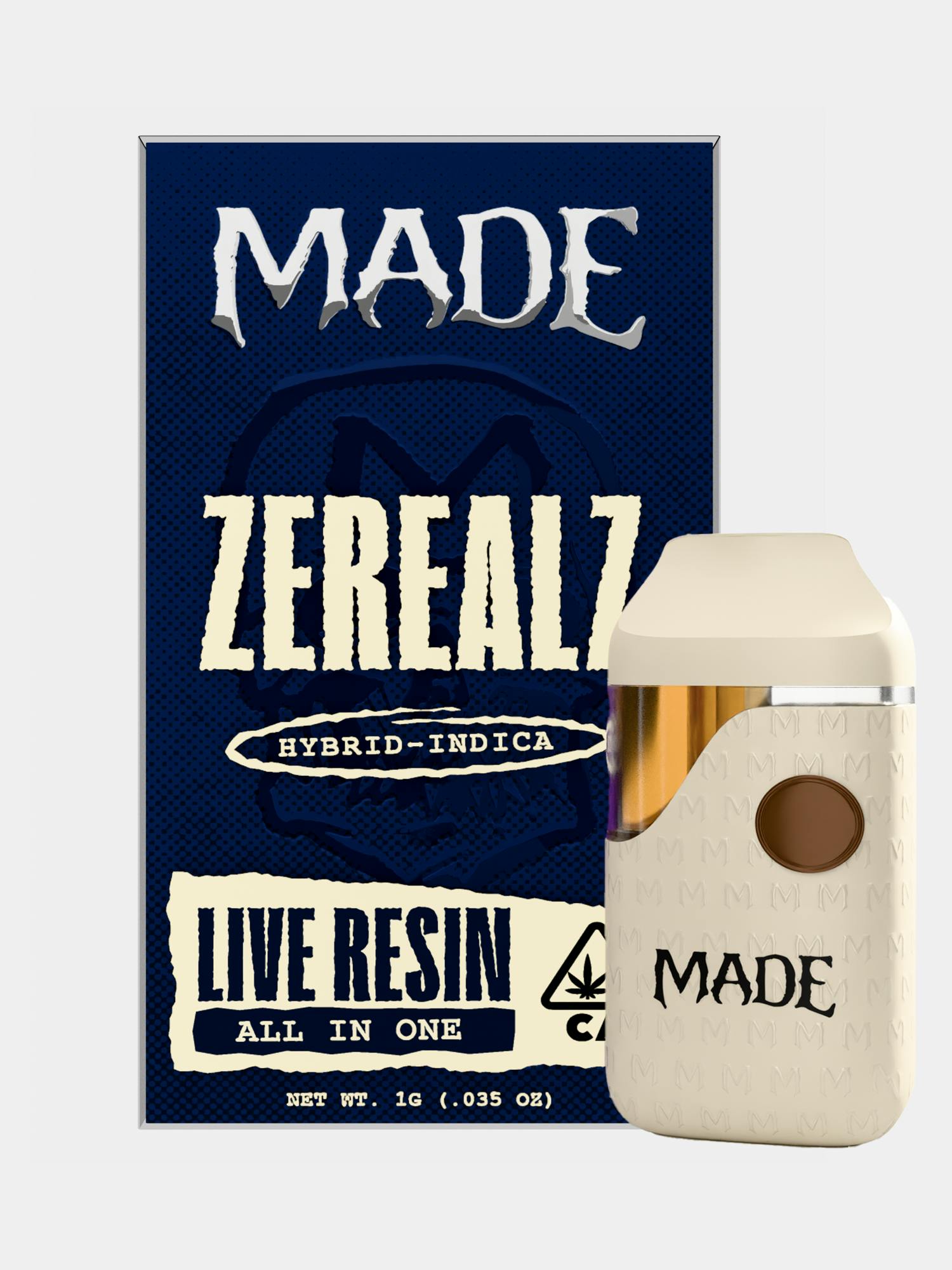MADE | Zerealz | Live Resin AIO | 1G