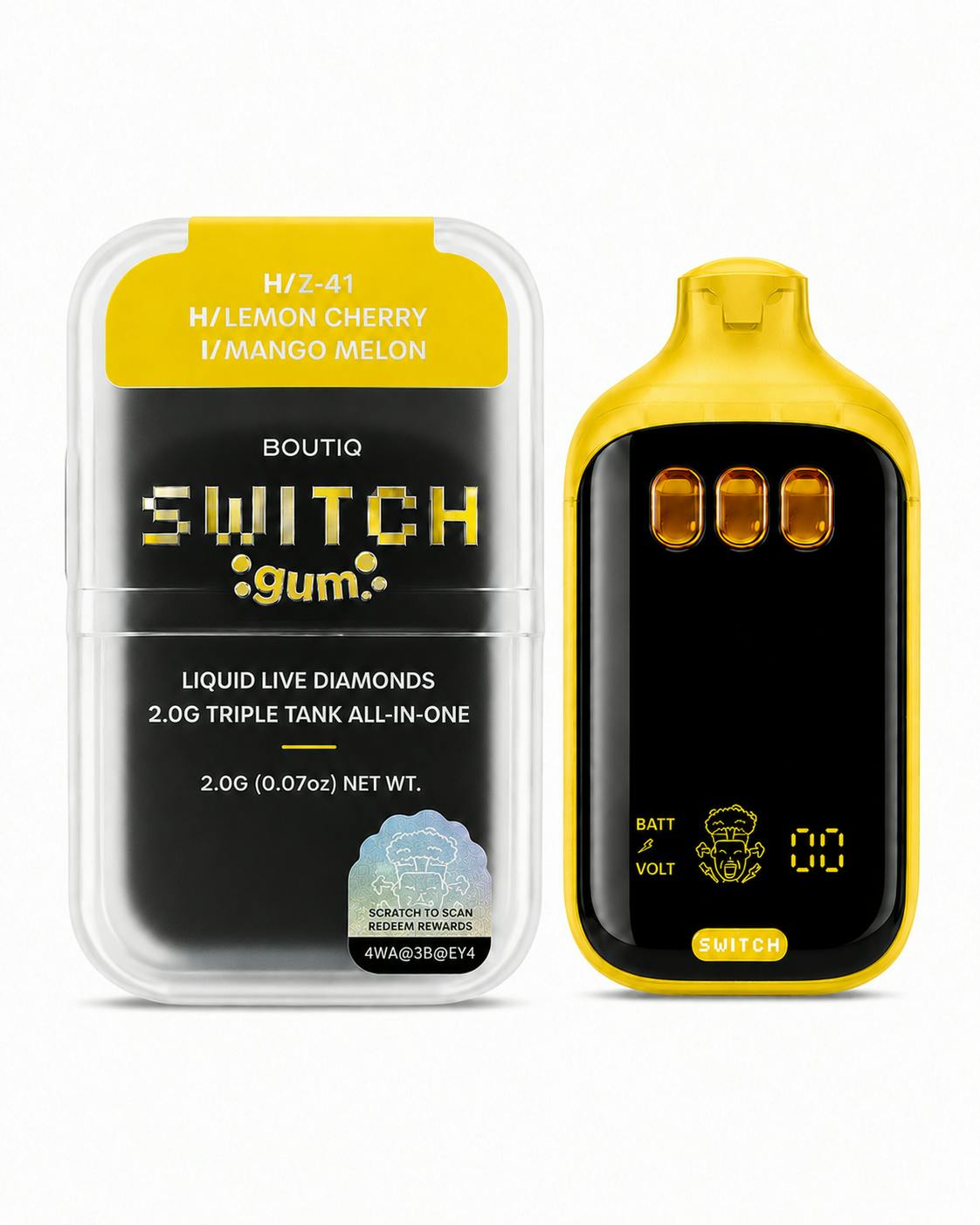 Z-41 + Lemon Cherry + Mango Melon · V5 Disposable