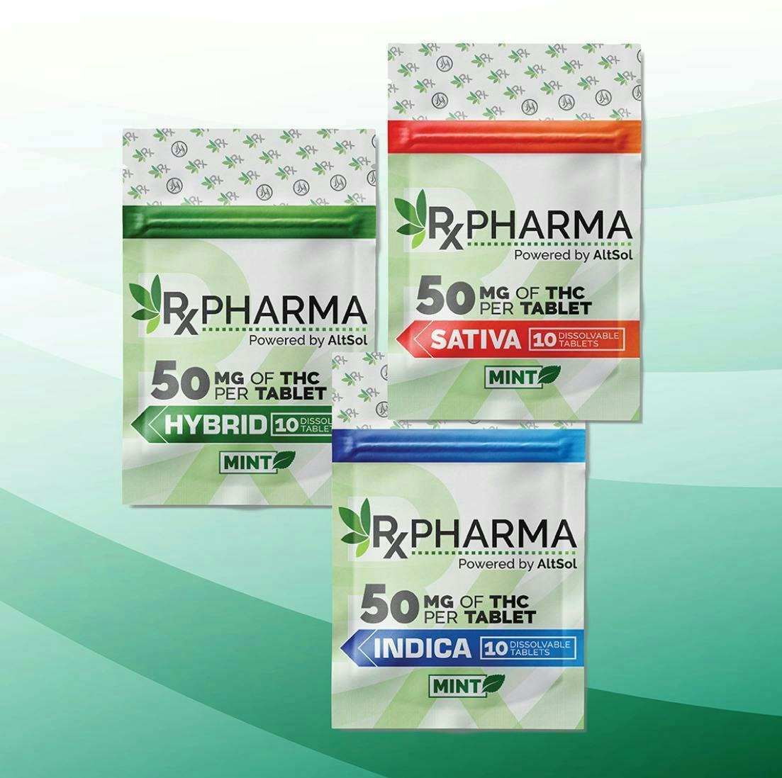 Indica | Capsules | 500mg | 10ct | 50mg/ea by AltSol