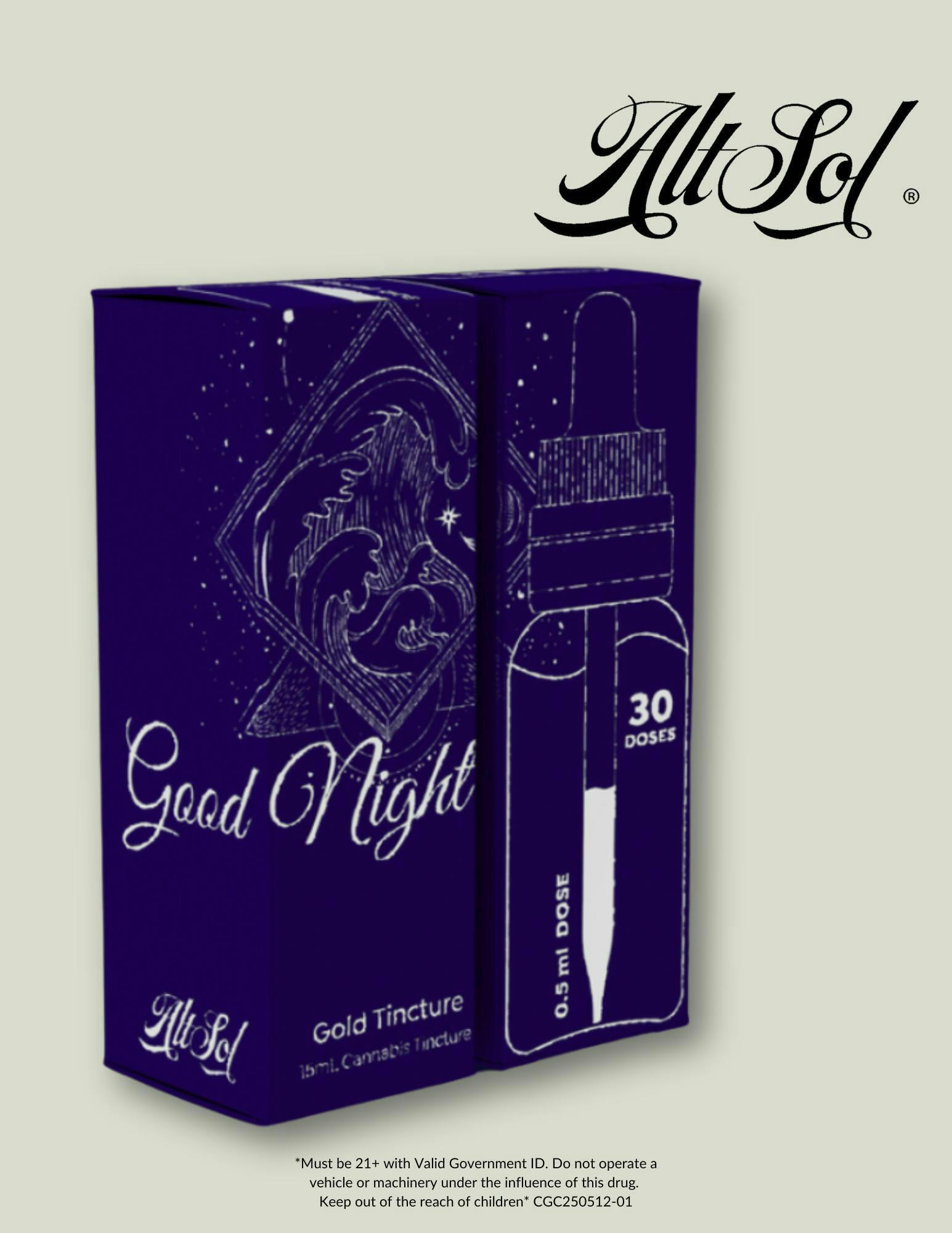 Good Night | Indica | Tincture | 400mg THC | 15mL