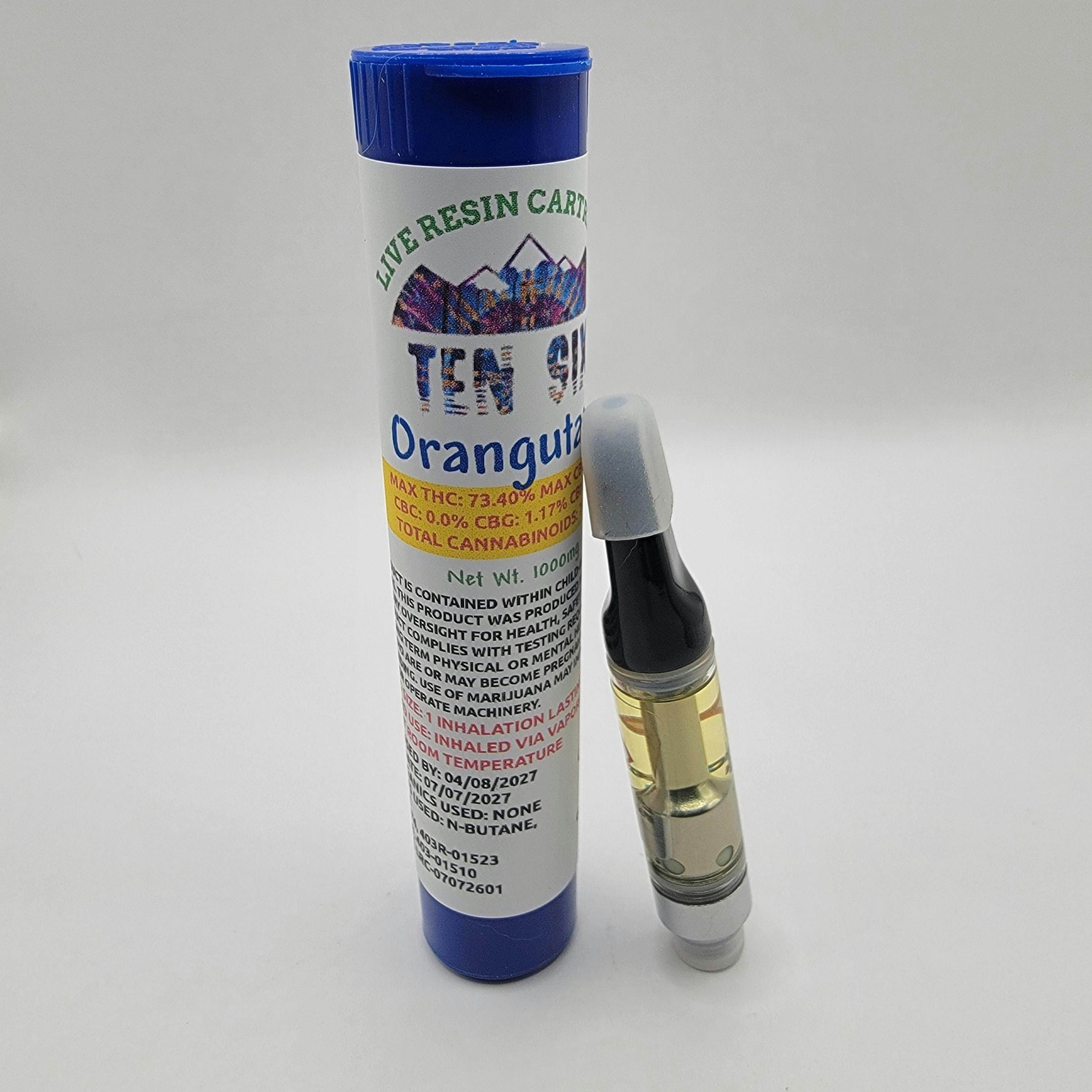 Orangutape - 1000mg Live Resin Cartridge