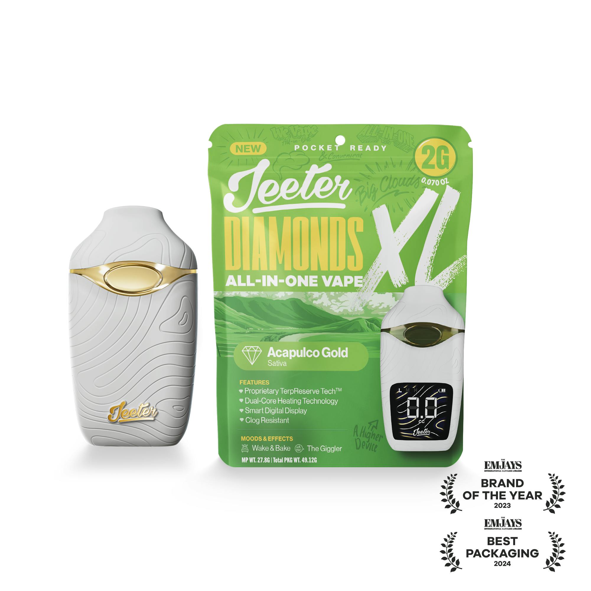 Jeeter · Diamonds XL 2G All-In-One Vape