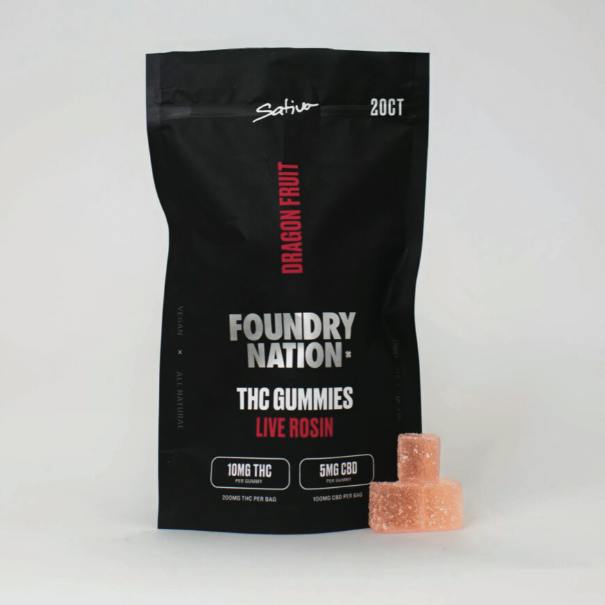 Dragon Fruit 2:1 THC:CBD Gummies | 200mg | 20ct | 10mg/ea
