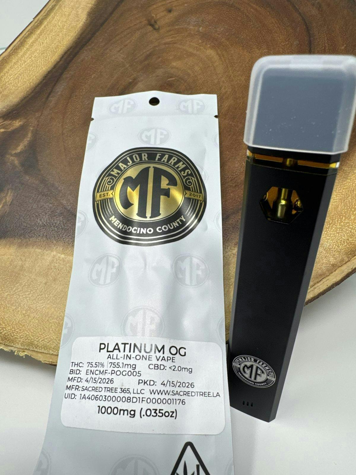 MAJOR FARMS: Platinum Kush