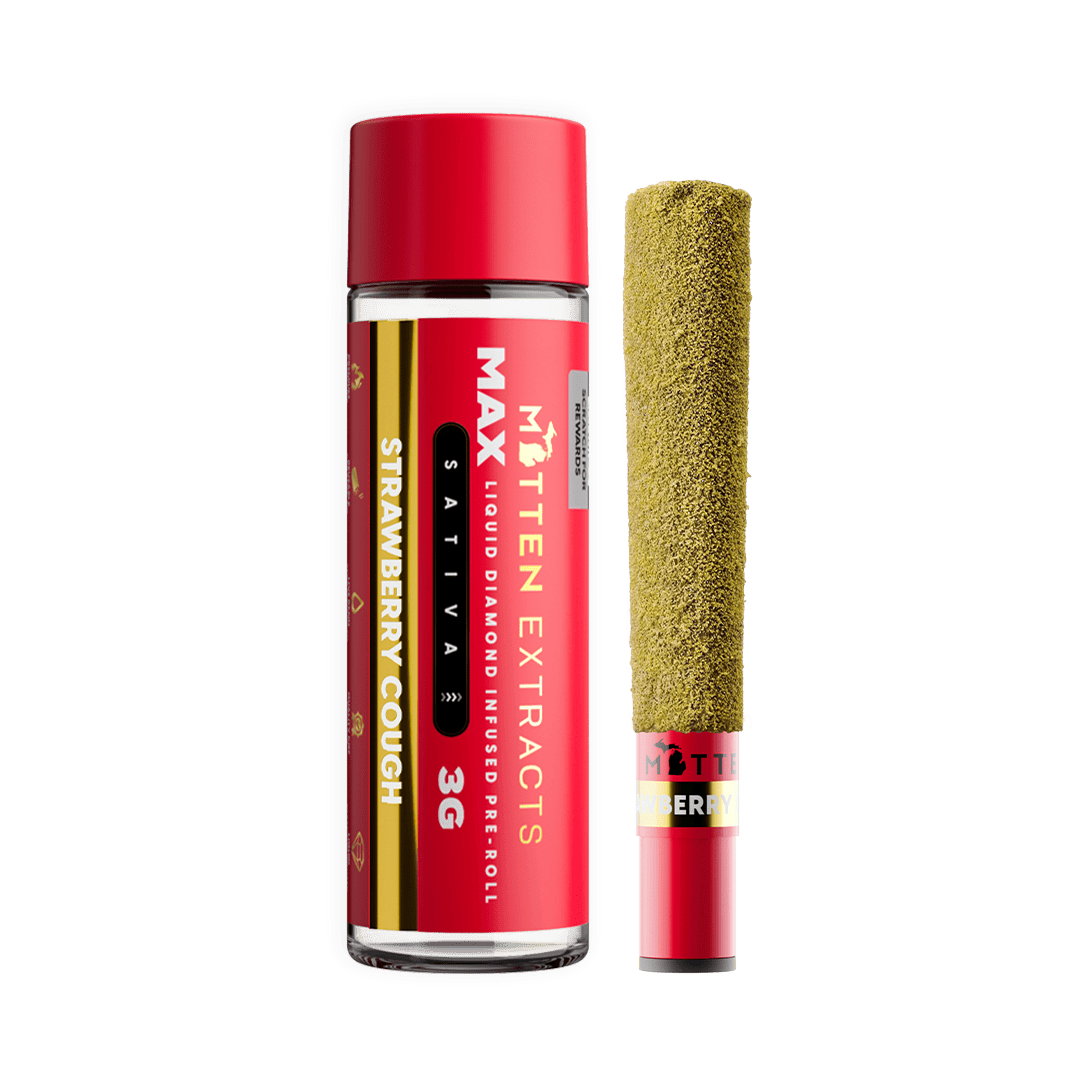 Mitten Extracts | Strawberry Cough | 3g MAX Infused Joint