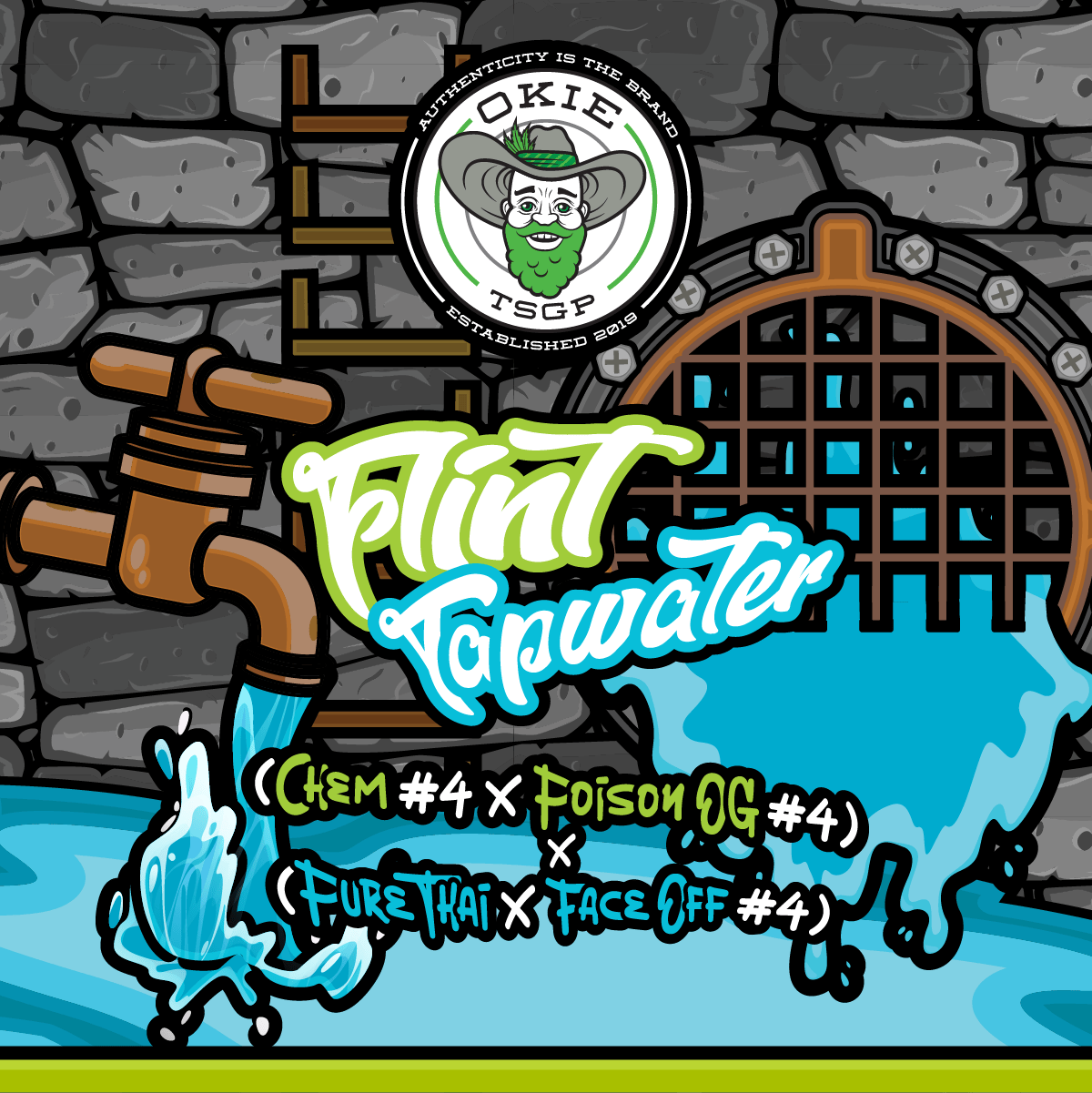Flint Tapwater - Disposable Live Rosin Cart - 0.5g