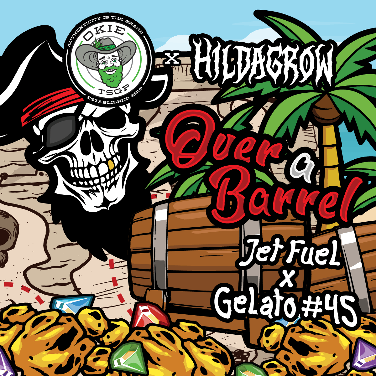 Over A Barrel (Hildagrow) - 1g - Live Hash Rosin Batter