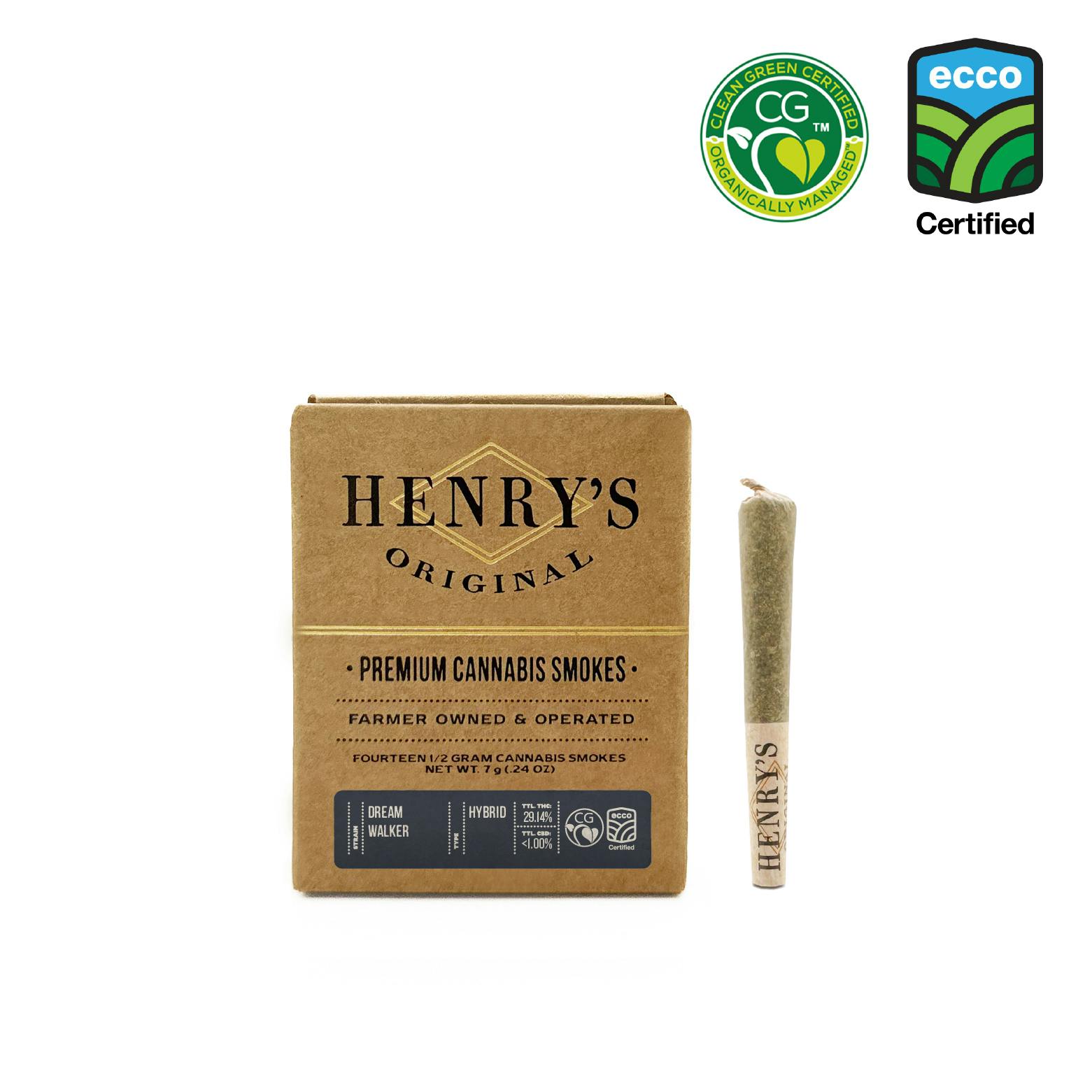Henry's Original | Dream Walker | Joints | 0.5g each | 14pk