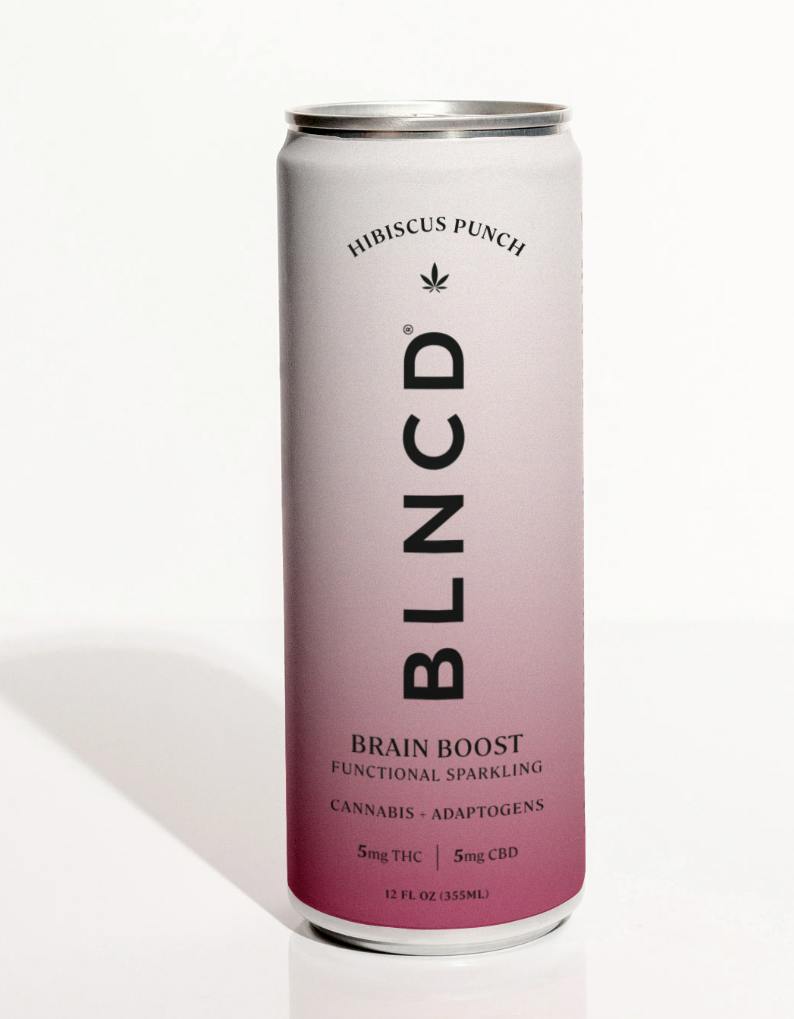 THC + Adaptogen Elixir | Brain Boost | Carbonated | 5mg/ea | 4pk