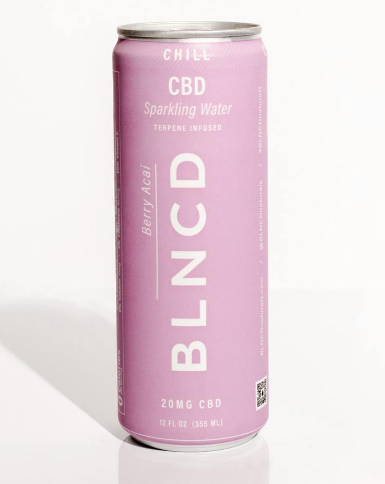 CBD Sparkling Water | Chill | Carbonated | 12fl oz/ea | 4pk at Wildflower Cannabis