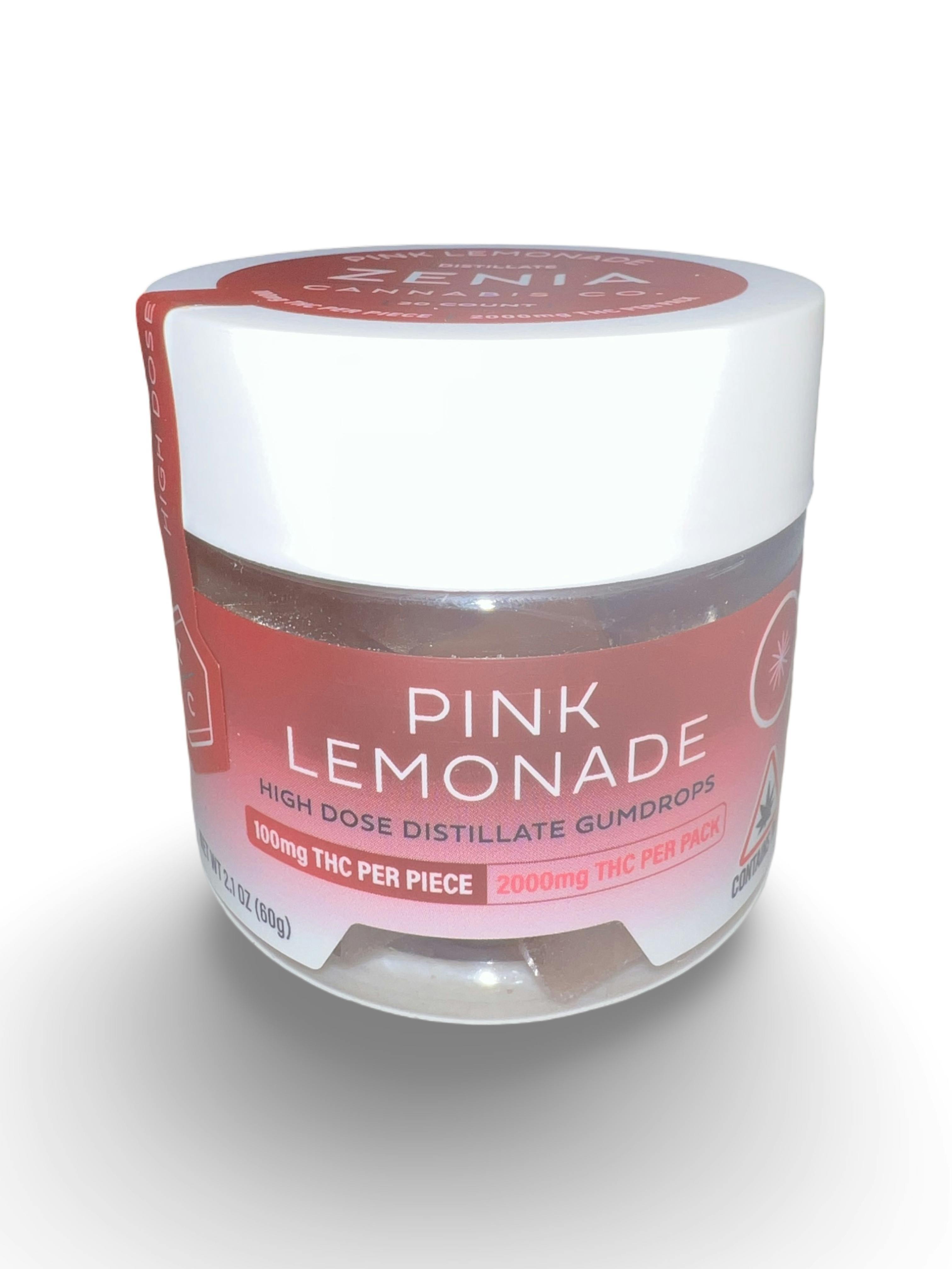 Pink Lemonade 100mg High Dose Gummies | Zenia by Indico