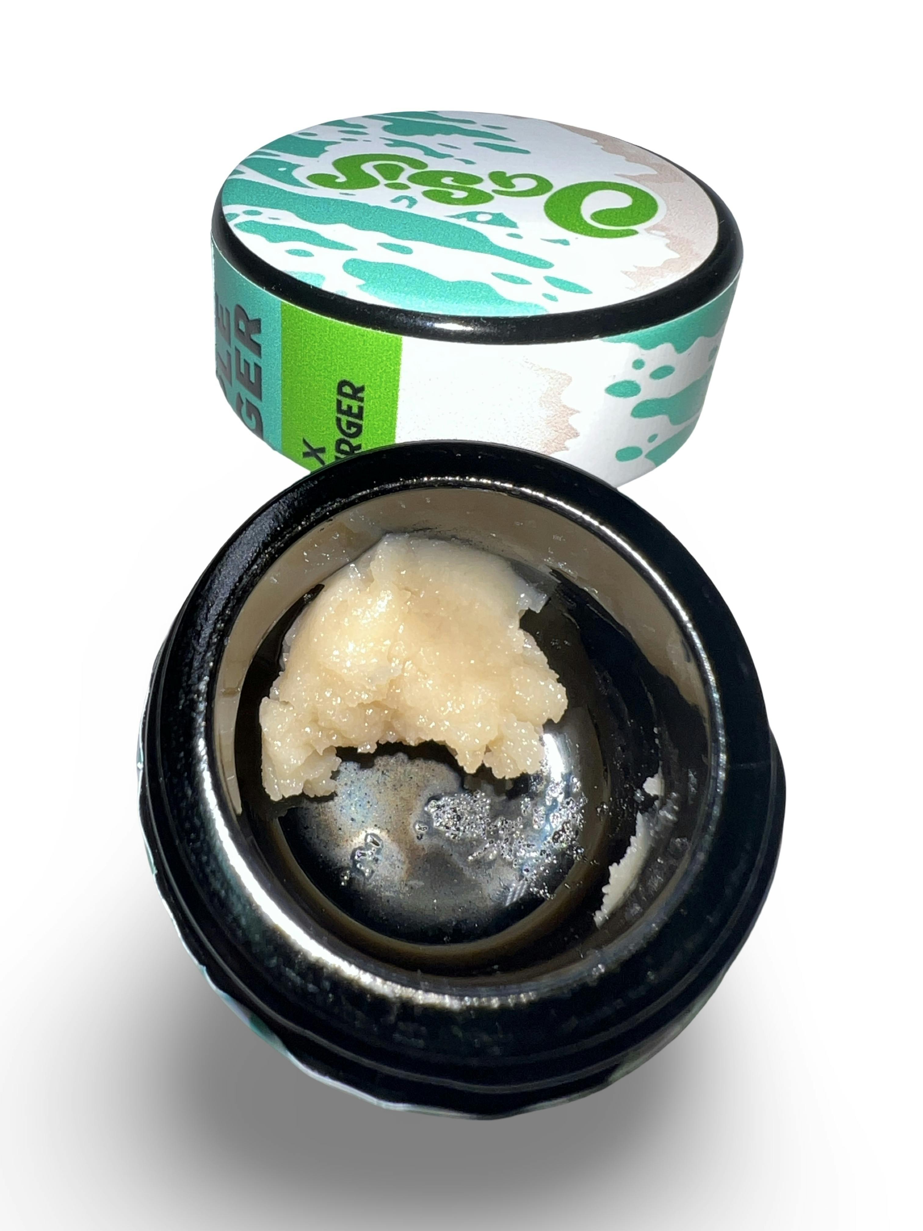 Triple Burger 1g Live Hash Rosin - Oasis Refinery by Indico