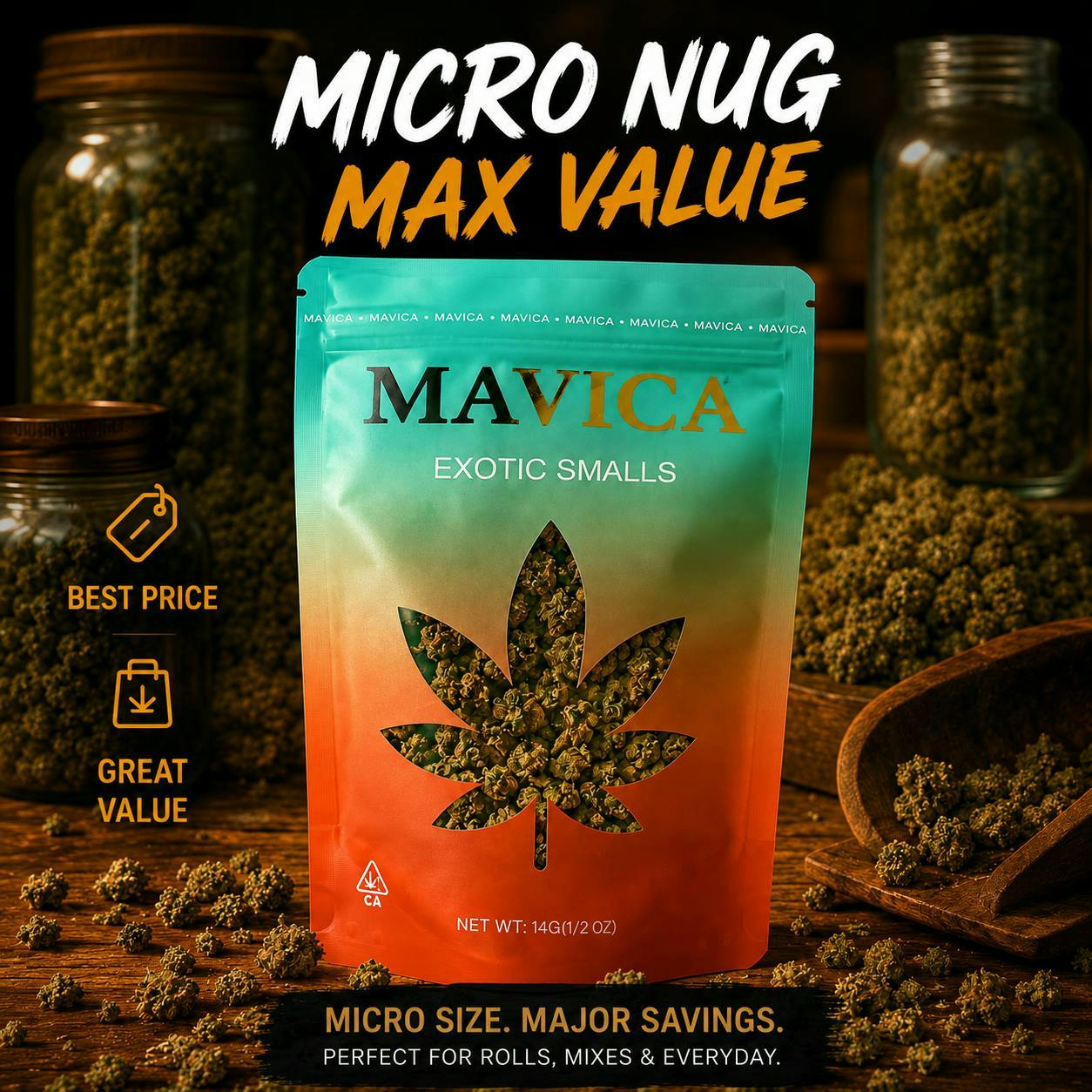 Strain of the Day - Extra Smalls Hybrid 2oz