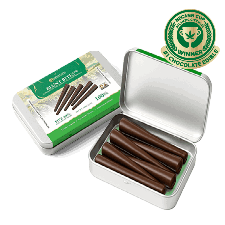 Blunt Bites – Jersey Canna™ | 5 chocolate “blunts” | 100mg | 20gm THC