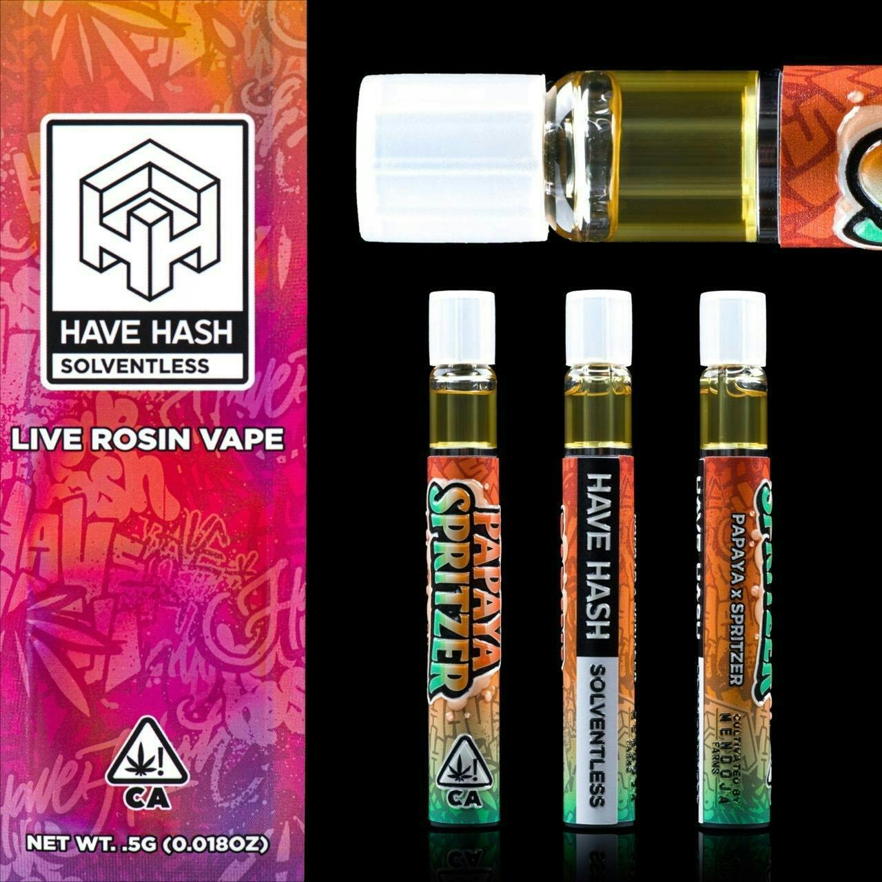 Have Hash: Papaya Spritzer