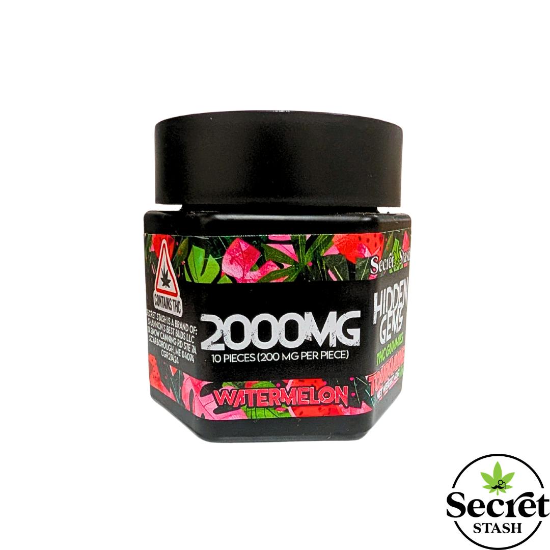 Secret Stash | Hidden Gems | THC | Watermelon | 2000mg by Secret Stash
