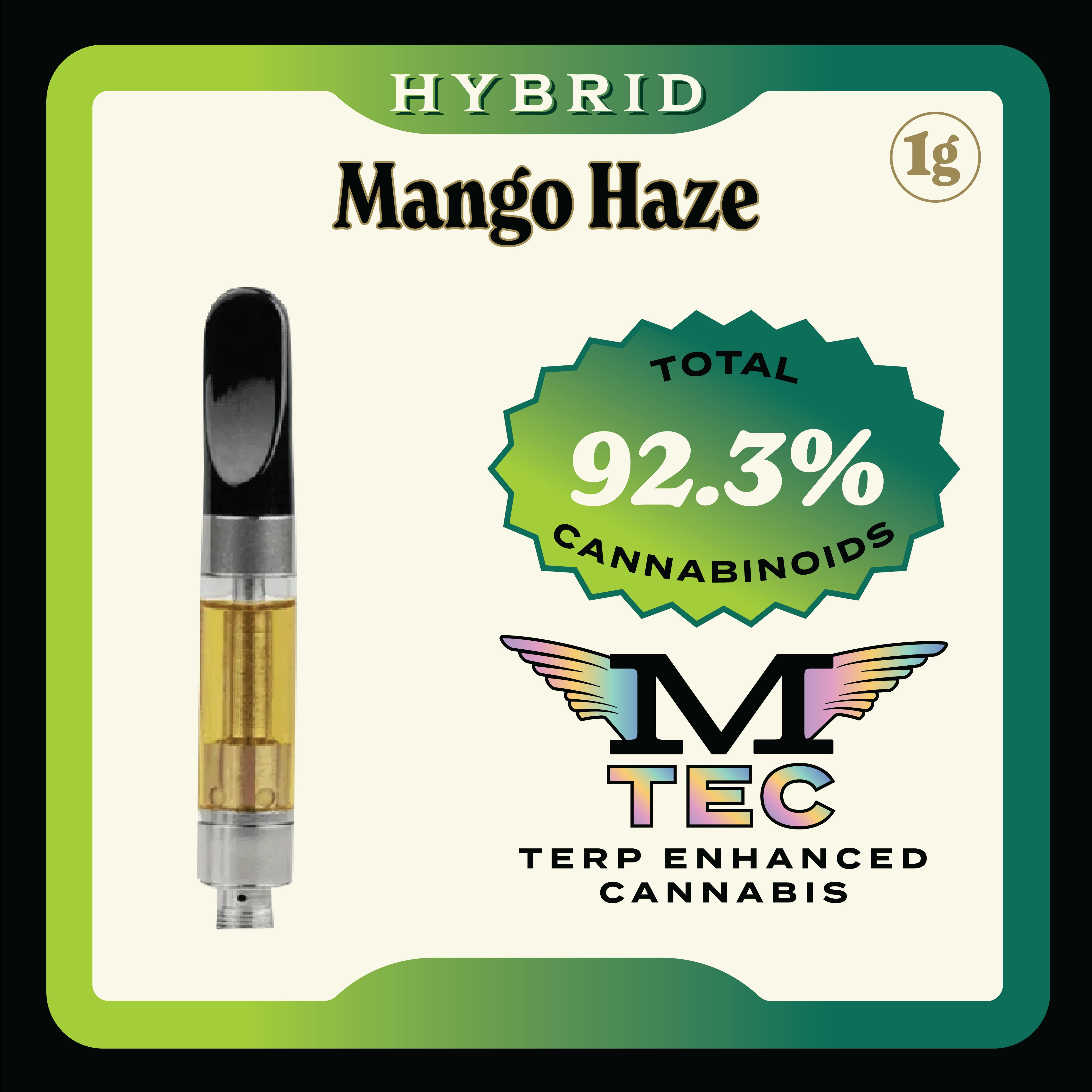 Mango Haze | M-TEC Cartridge | 1g by Mule Extracts