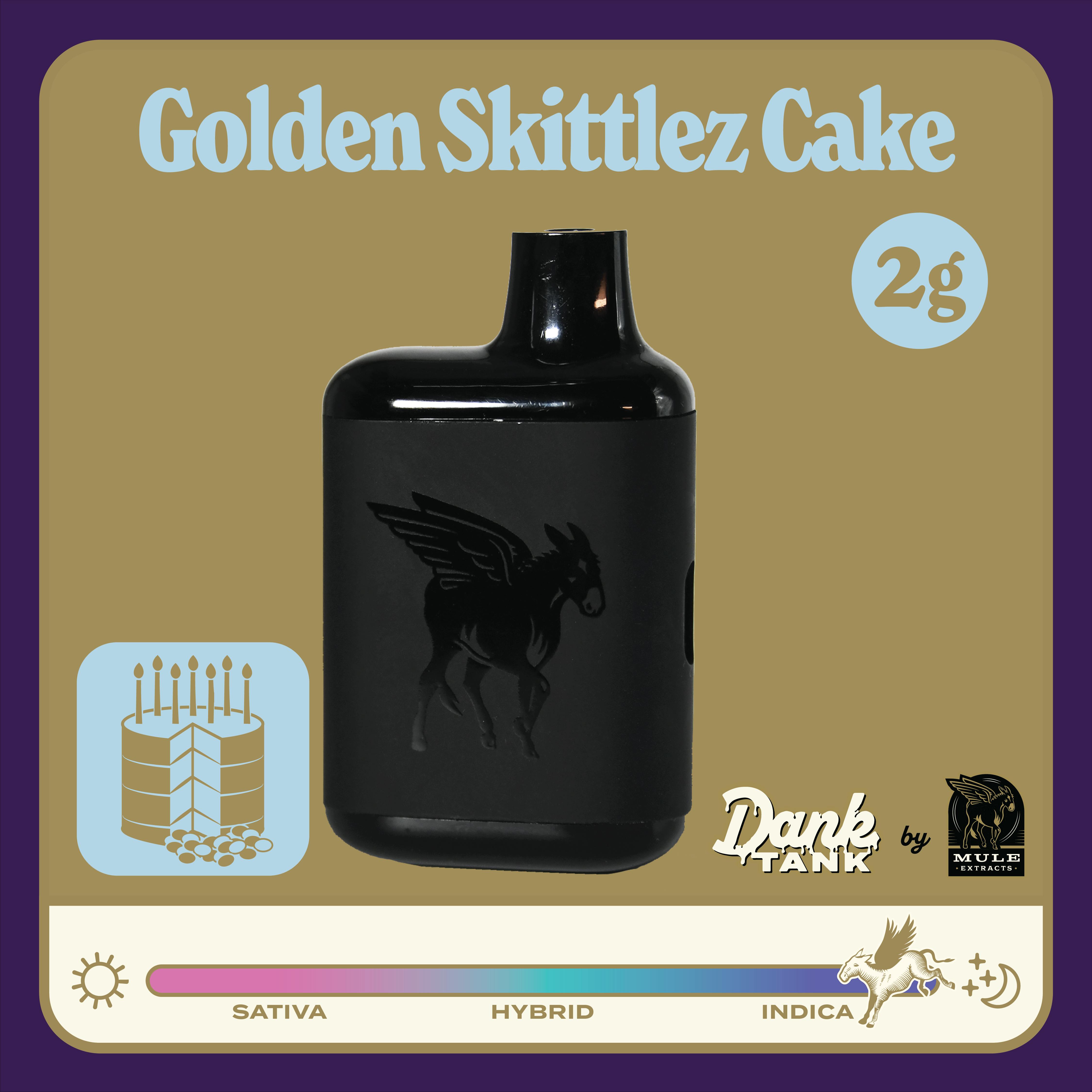 Mule Extracts: Golden Zkittlez Cake