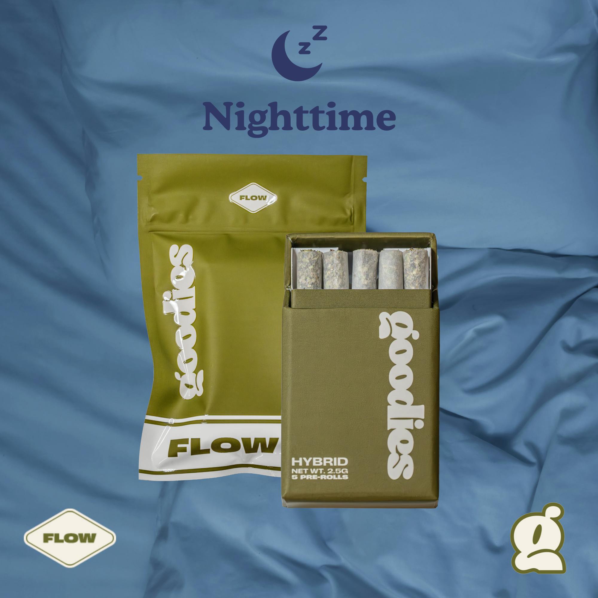 Flow (Nighttime) | Pre-Roll (.5g - 5 Pack) by Goodies