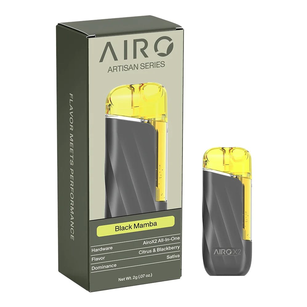 Black Mamba | AiroX2 - Artisan Series | 2g All-in-One by Airo Brands