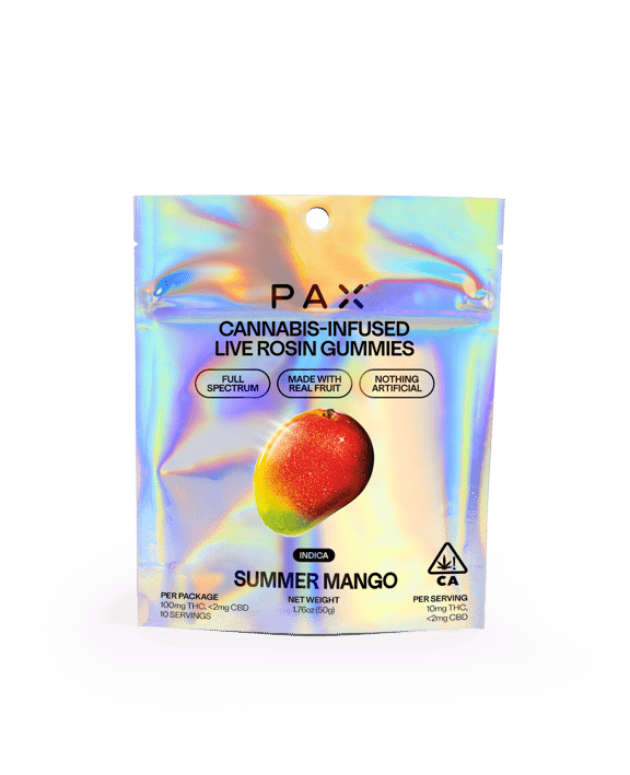Summer Mango | Live Rosin Gummies | 10mg/ea | 10pk | 100mg