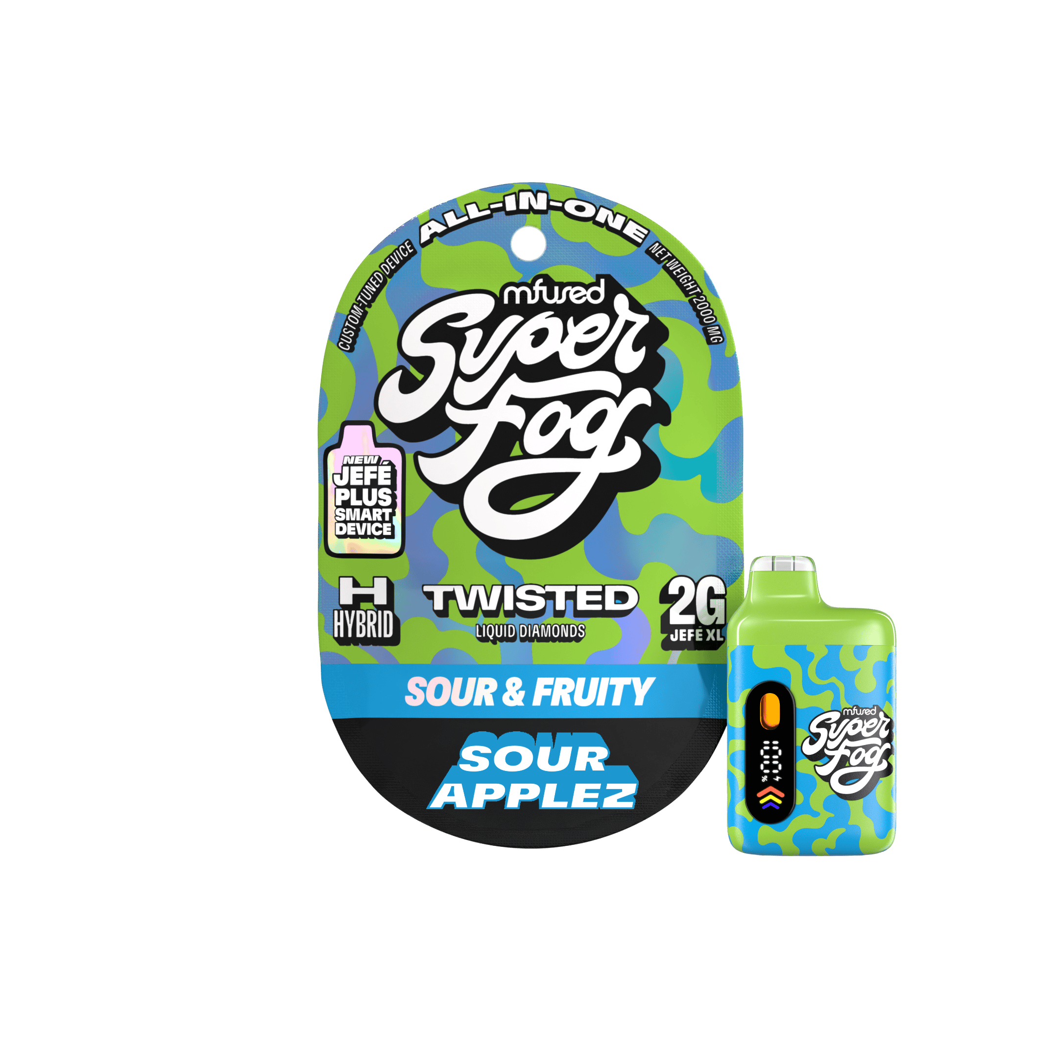 Sour Applez · TWISTED Liquid Diamonds Jefé Plus Disposable