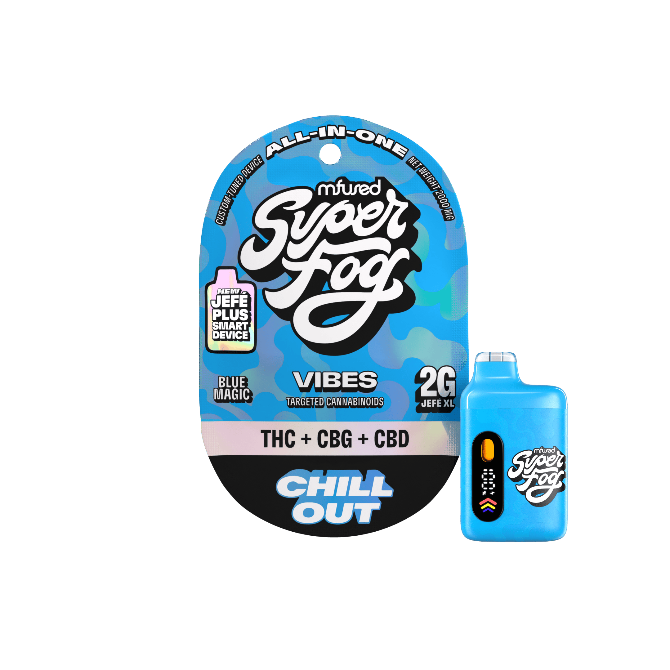 Chill Out · VIBES Targeted Cannabinoids Jefé Plus Disposable
