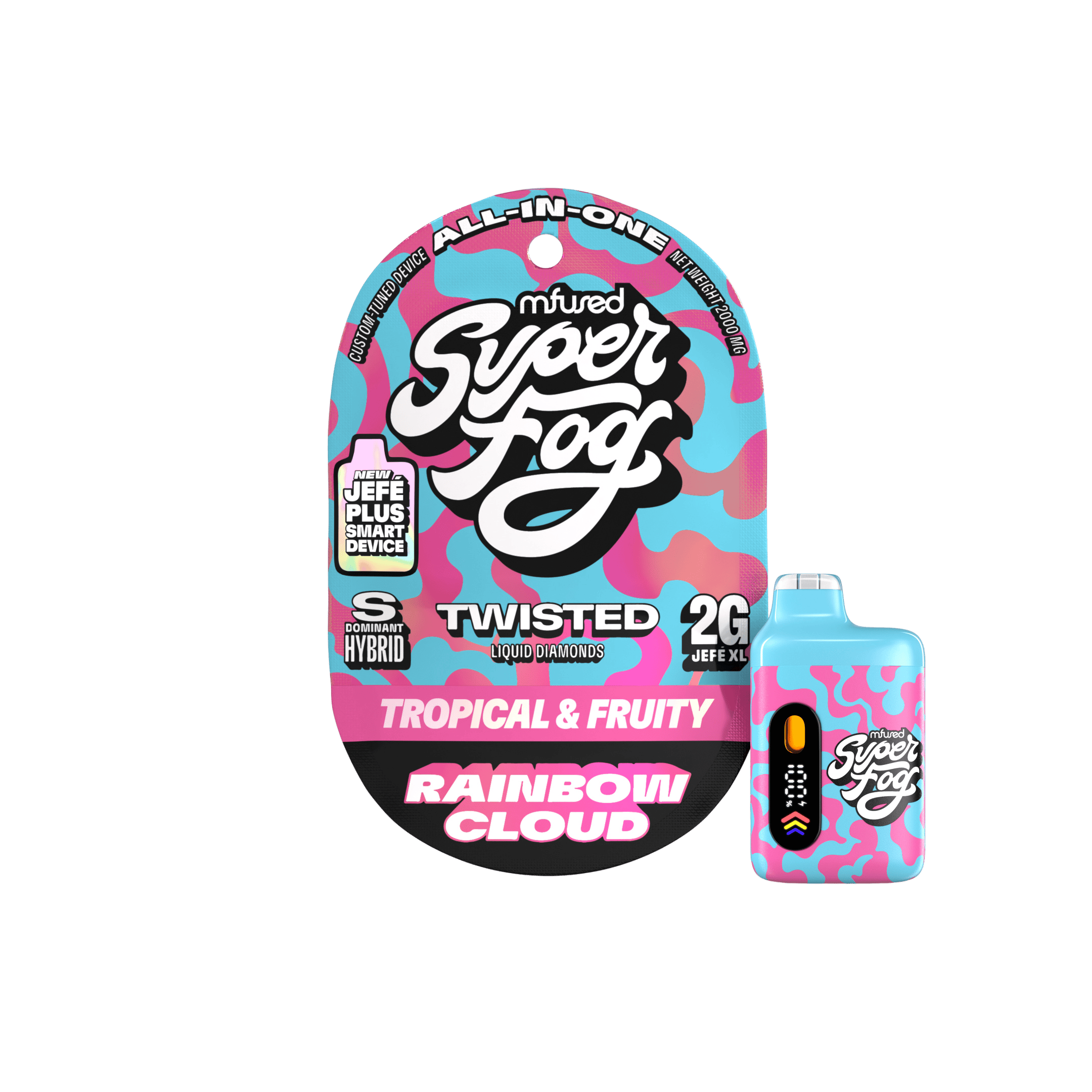 Rainbow Cloud · TWISTED Liquid Diamonds Jefé Plus Disposable