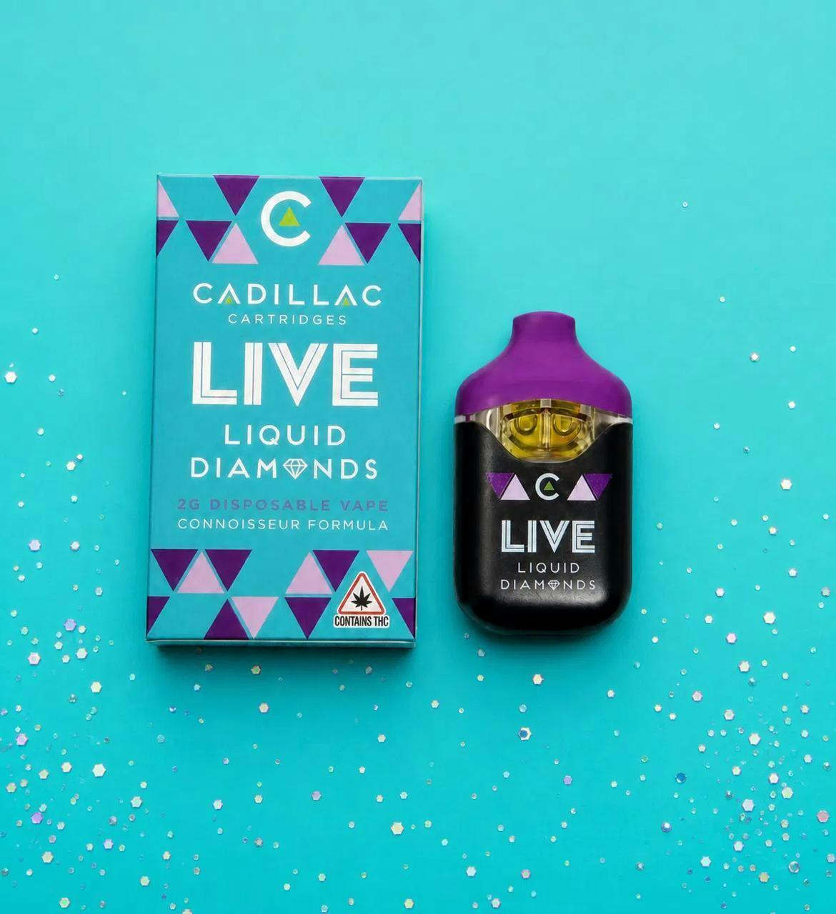 Cadillac LIVE 2g Disposable - Black Cherry Gelato x Blue Runtz by Cadillac Cannabis
