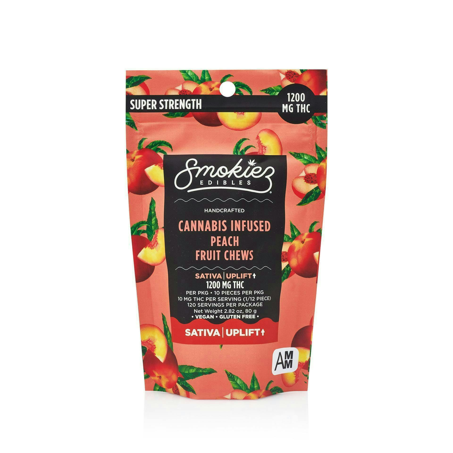 Sour Watermelon Gummies | 1200mg | 10ct | 120mg/ea by Smokiez Edibles
