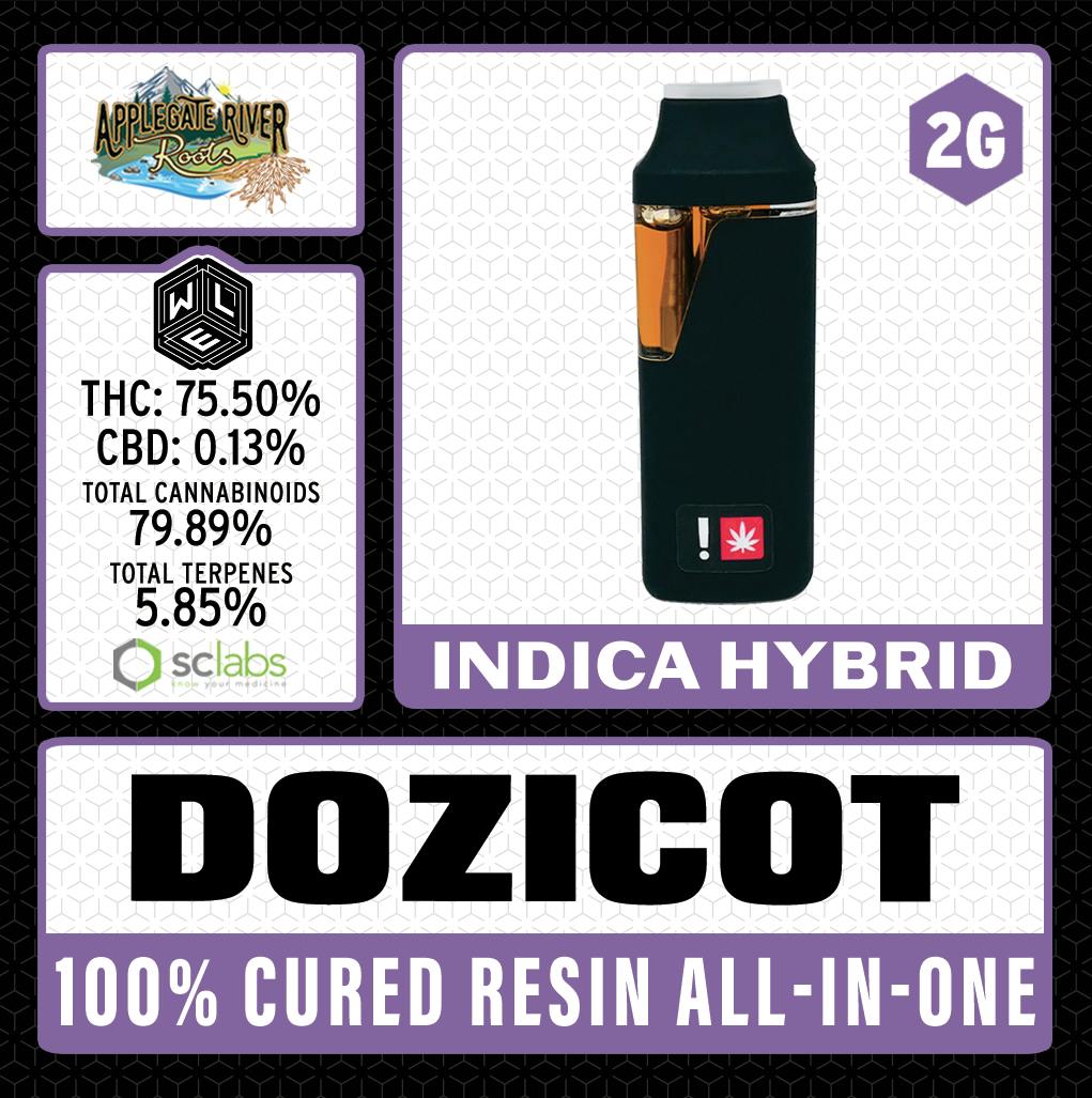 Dozicot | Cured Resin Disposable | 2g by White Label Extracts