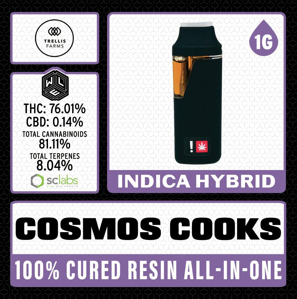 Cosmos Cooks | Cured Resin Disposable | 1g by White Label Extracts
