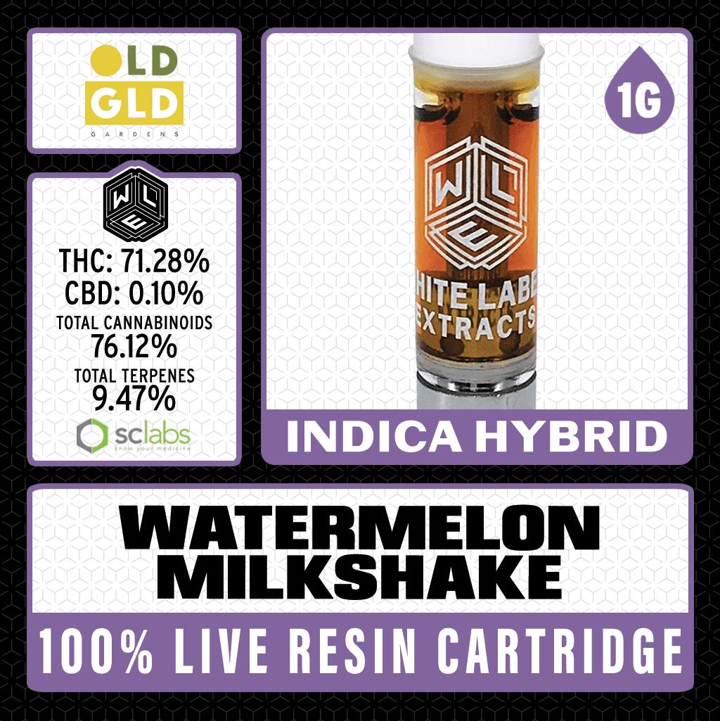 Watermelon Milkshake | Live Resin Cartridge | 1g