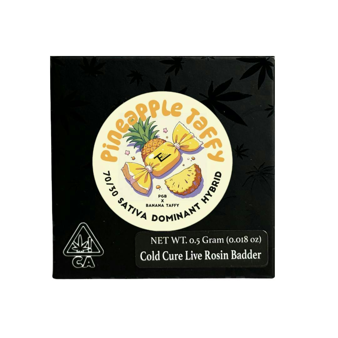 Pineapple Taffy | Rosin | Cold Cure Badder | 0.5g