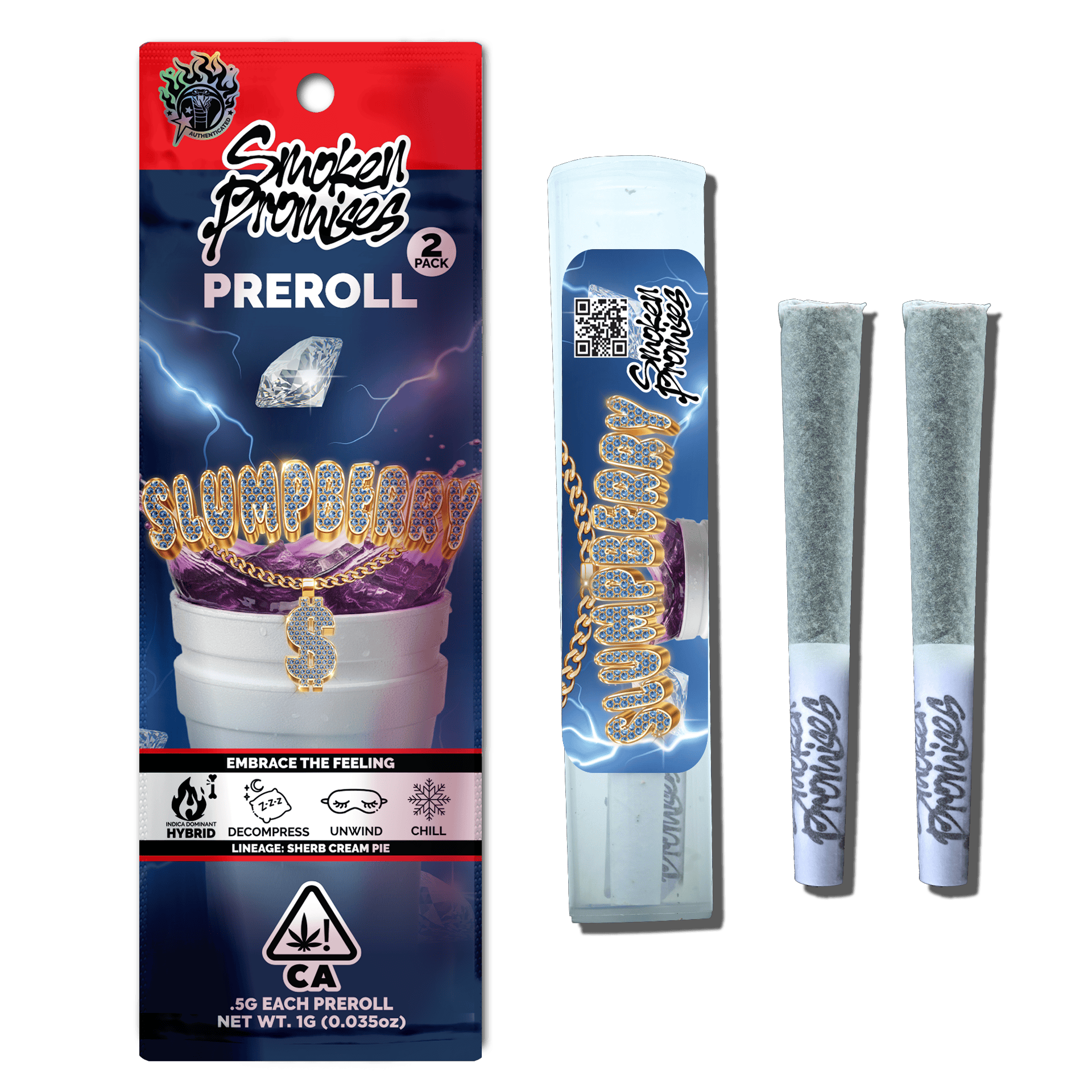 Slumpberry | Pre Roll Pack | 1g (2 x 0.5g)