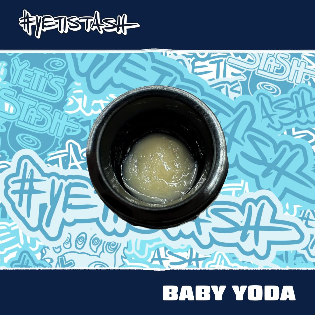 Yetistash | Baby Yoda | Live Rosin | 1G Jar by Yeti Stash