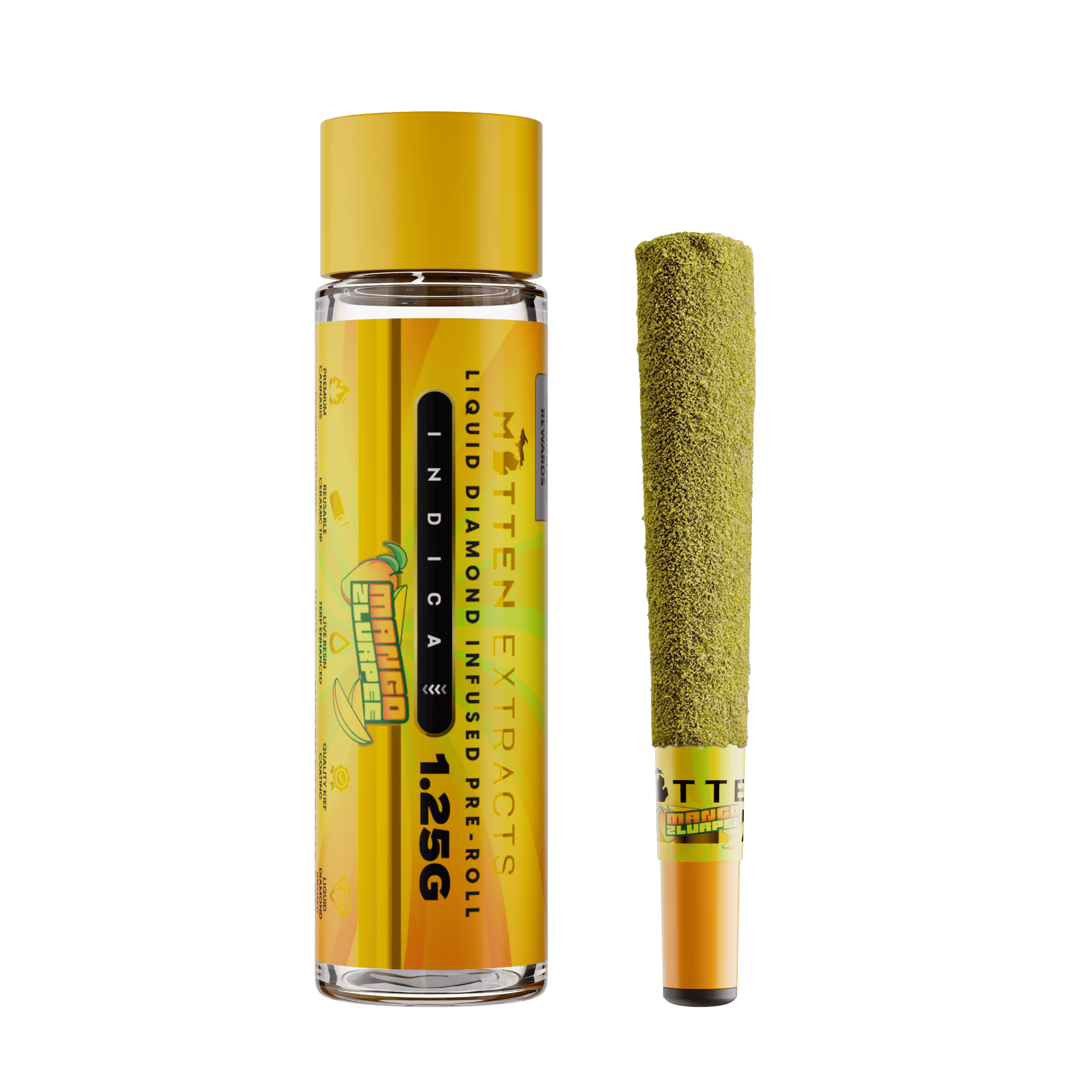 Mango Zlurpee | Infused Joint | 1.25g by Mitten Extracts