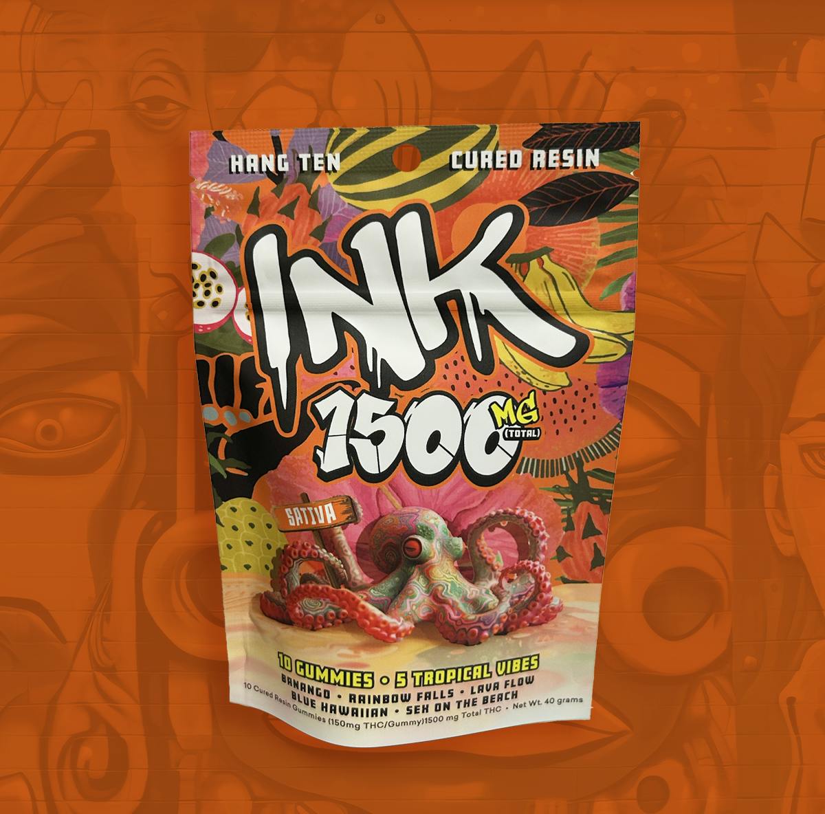 Ink | Sativa Variety Pack Gummies | 1500mg | 10ct | 150mg/ea