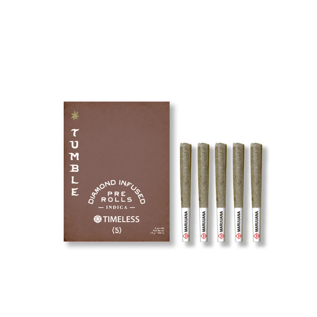 Timeless | Blackberry Kush | Tumble Travelers Infused Minis | 0.5g | 5pk