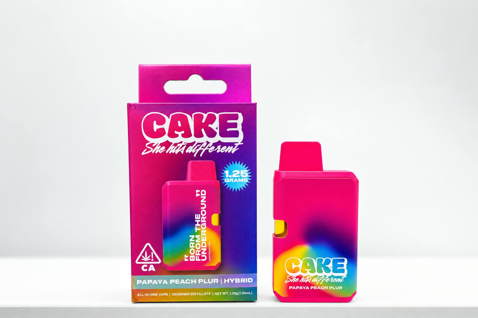 Papaya Peach Plur | Designer Distillate Disposable | 1.25g