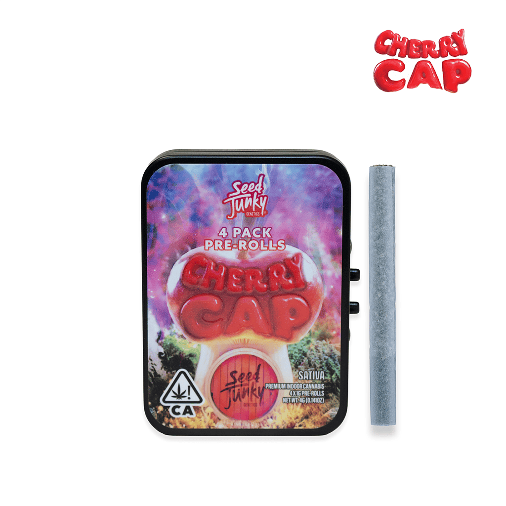 Seed Junky | Cherry Cap | Joints | 1g each | 4pk