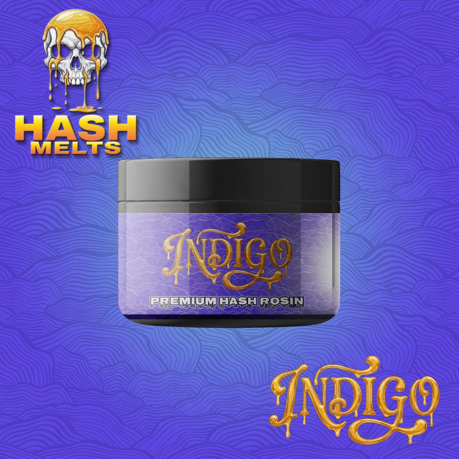 Indigo | Hash Melts | Premium Hash Rosin | 1g