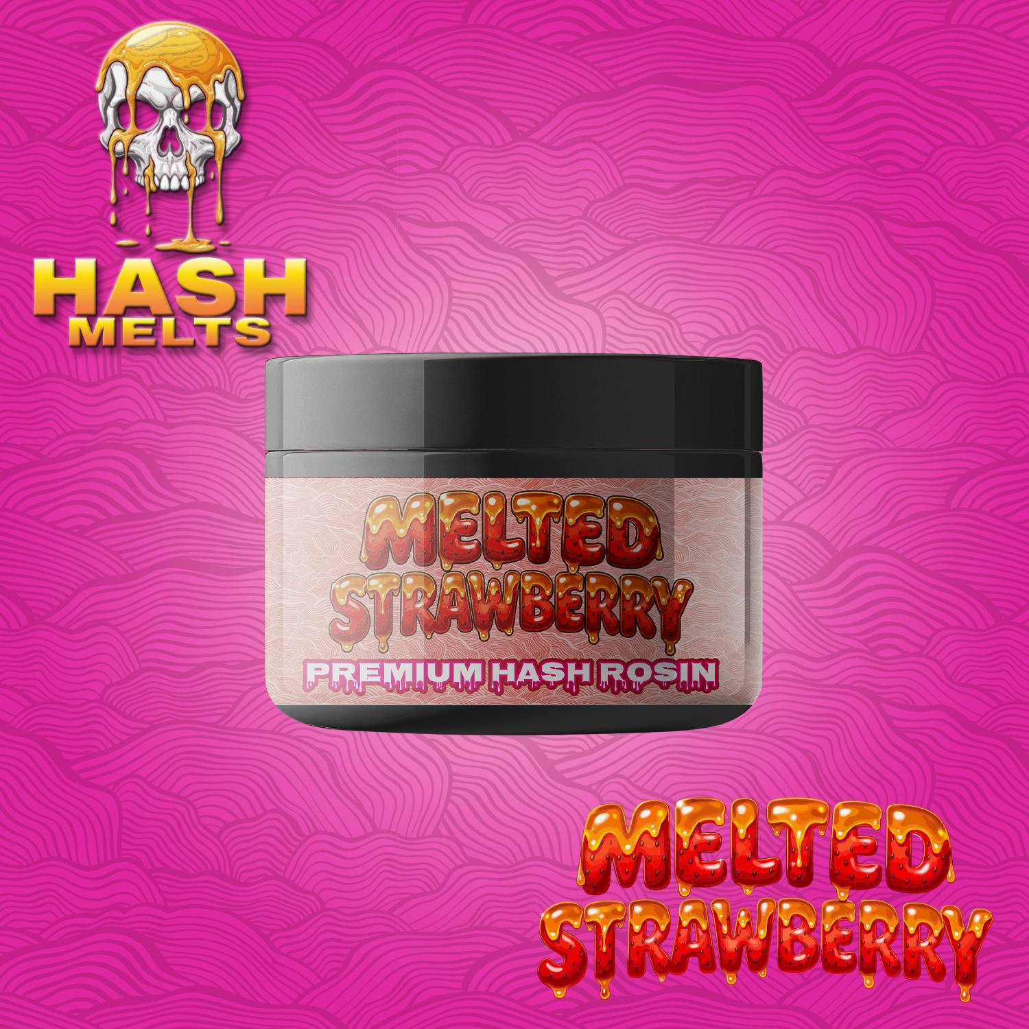 Melted Strawberry | Hash Melts | Premium Hash Rosin | 1g