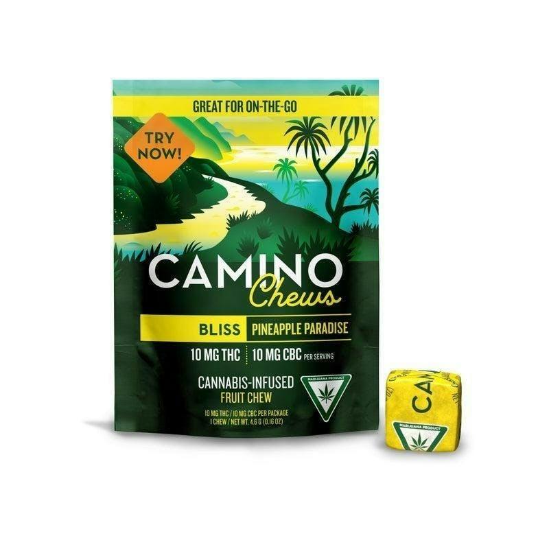 Bliss | Pineapple Paradise 1:1 THC:CBC Gummies | 10mg | Single by Camino